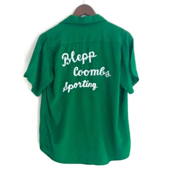 Vintage Other - Vintage 1960s Hand Embroidered Bowling Shirt M